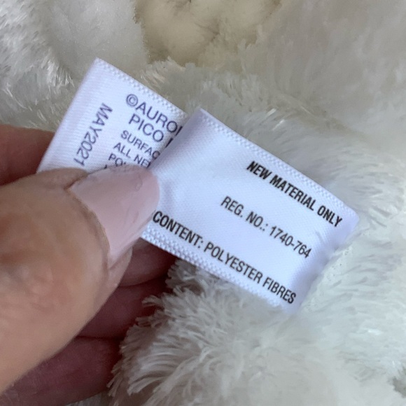 Aurora World Plush White Unicorn with Pink Horn Stuffed Animal Toy 🦄 - Picture 13 of 14